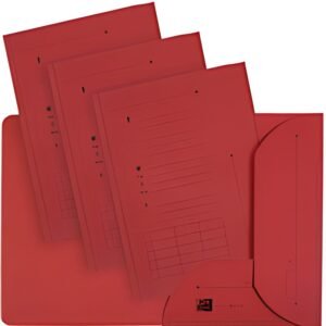 Oxford Chemise sous-dossier ULTIMATE, 2 rabats, A4, rouge