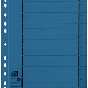 Oxford Intercalaire avec perforation, A4 extra large, bleu