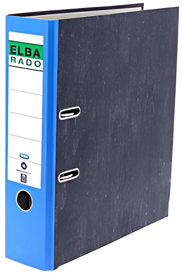 ELBA classeur rado papier marbré, largeur de dos: 50 mm,bleu