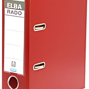 ELBA classeur rado plast, format A5 haut, dos: 75 mm, rouge
