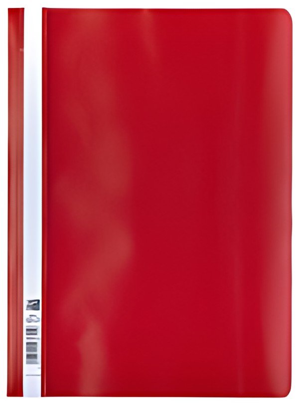 Oxford Chemise à lamelle, A4, PP, rouge