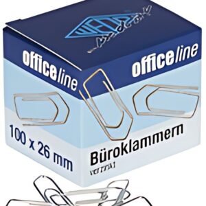 WEDO Trombones, zingué brillant, 32 mm, petit paquet