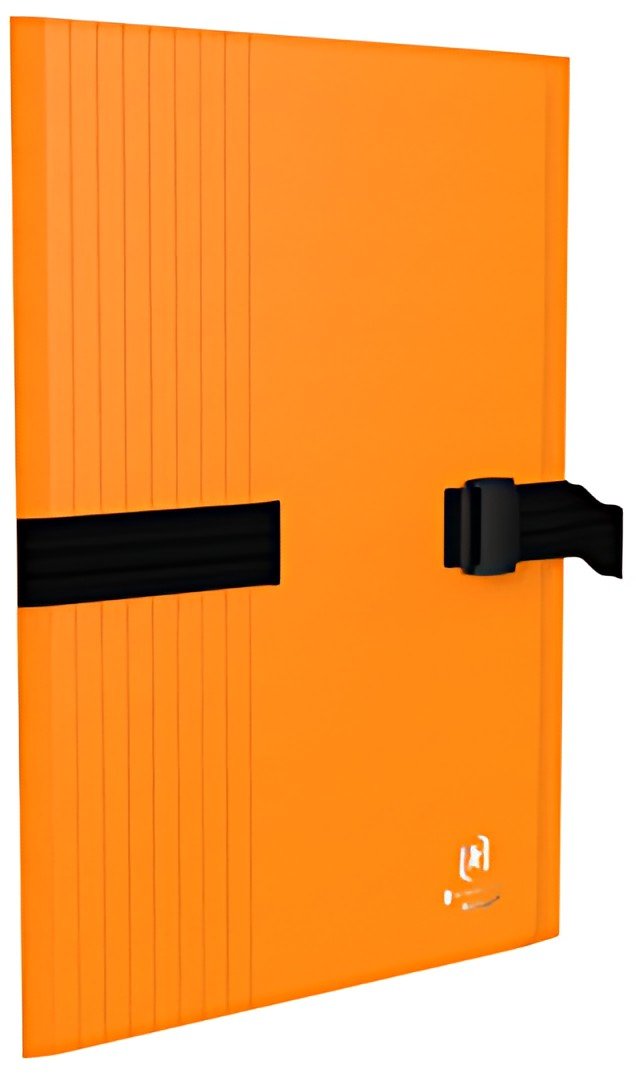 Oxford Chemise à sangle Bicolor Recyc+, A4, carton, orange