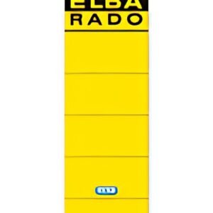 ELBA Etiquette pour dos de classeur "ELBA RADO"- jaune