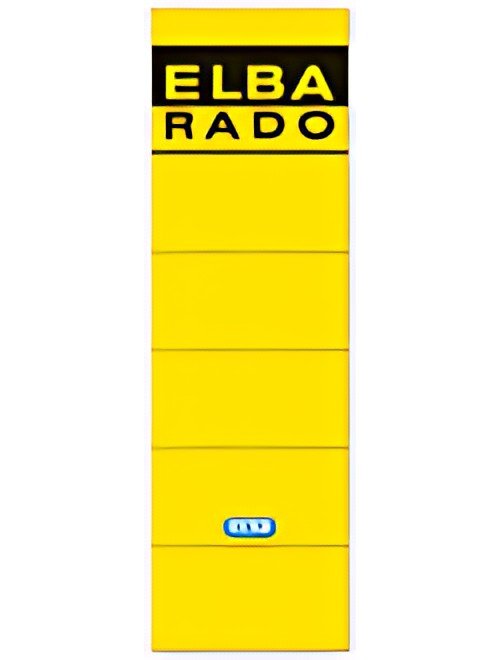 ELBA Etiquette pour dos de classeur "ELBA RADO"- jaune