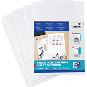 Oxford Pochette transparente Premium, A4, PP, transparent