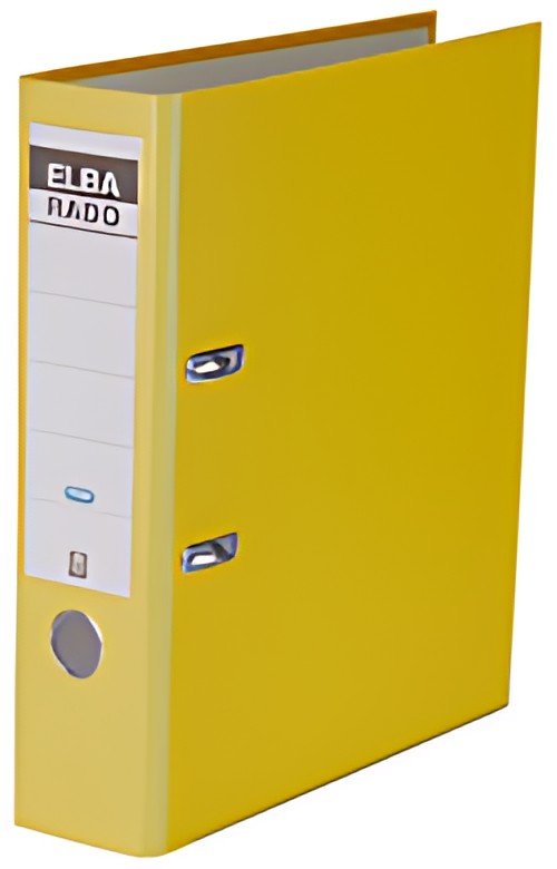 ELBA classeur rado brillant, largeur de dos: 50 mm, jaune