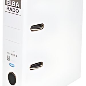 ELBA classeur rado plast, format A5 haut, dos: 75 mm, blanc