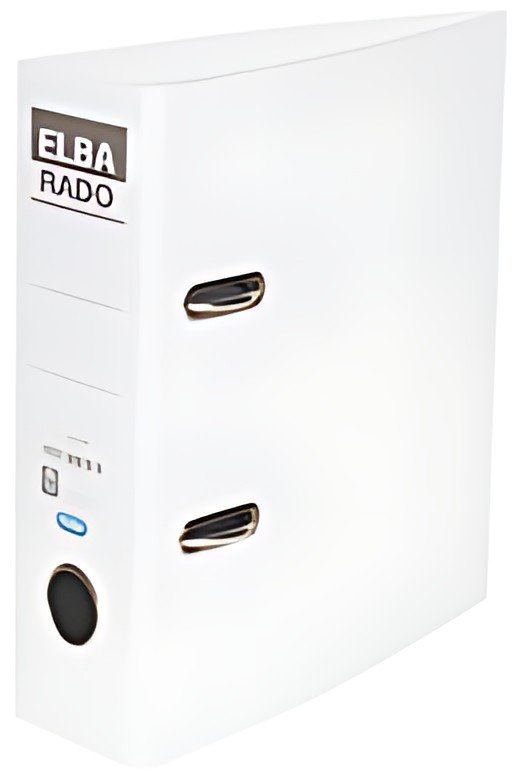 ELBA classeur rado plast, format A5 haut, dos: 75 mm, blanc