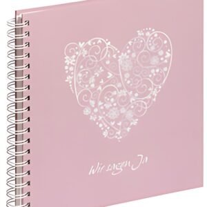 Album spirale mariage PAGNA "On dit oui", rosé