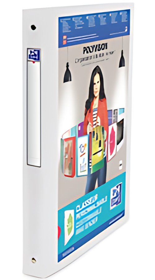 Oxford Classeur personnalisable POLYVISION, 30 mm, incolore