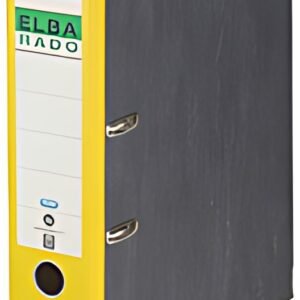 ELBA classeur rado papier marbré,largeur de dos: 80 mm,jaune