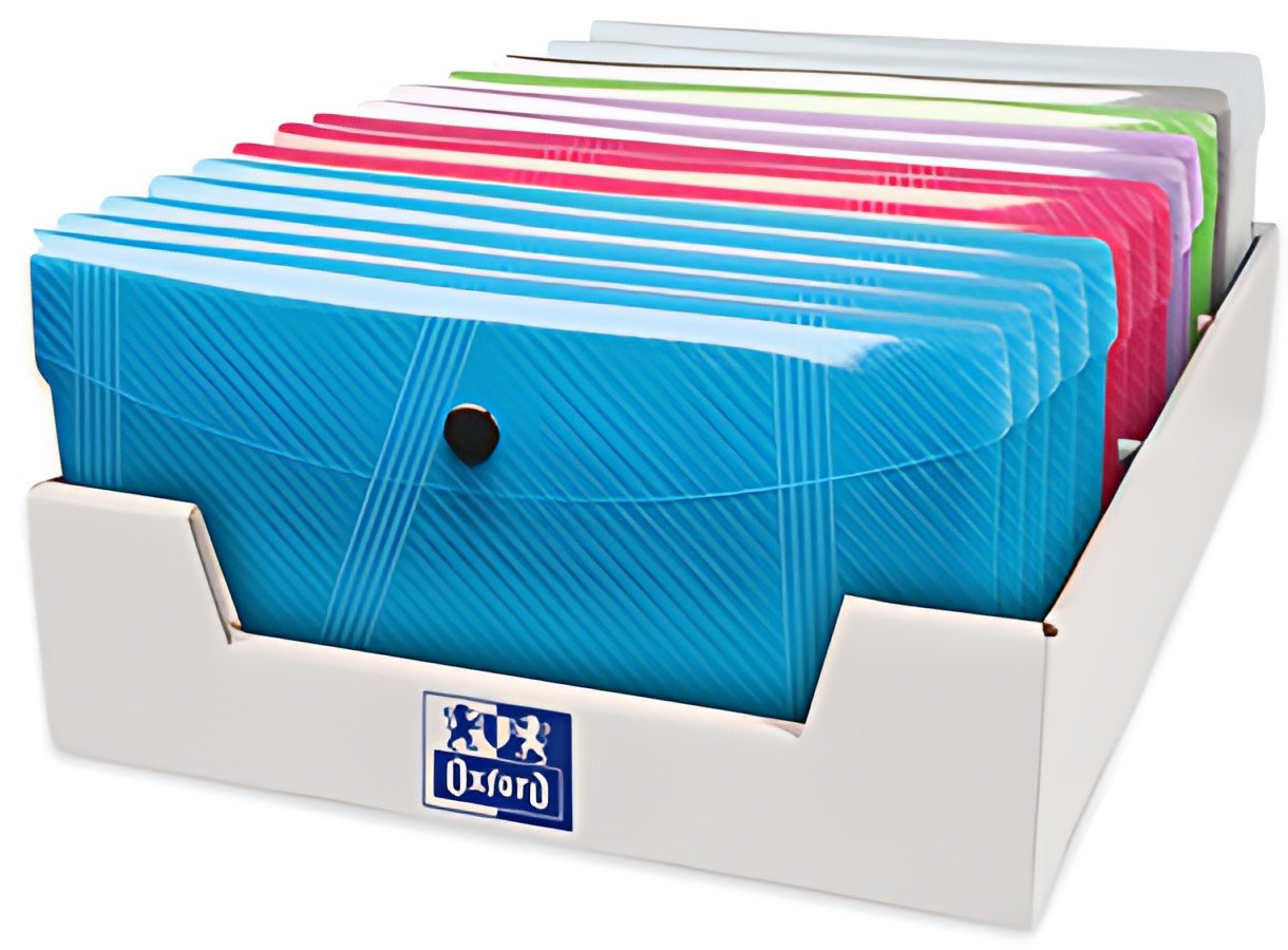 Oxford Pochette à documents HAWAI, format DL, présentoir