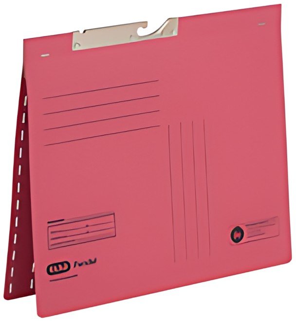 Agrafeuse pendulaire double ELBA, DIN A4, carton manille, rouge