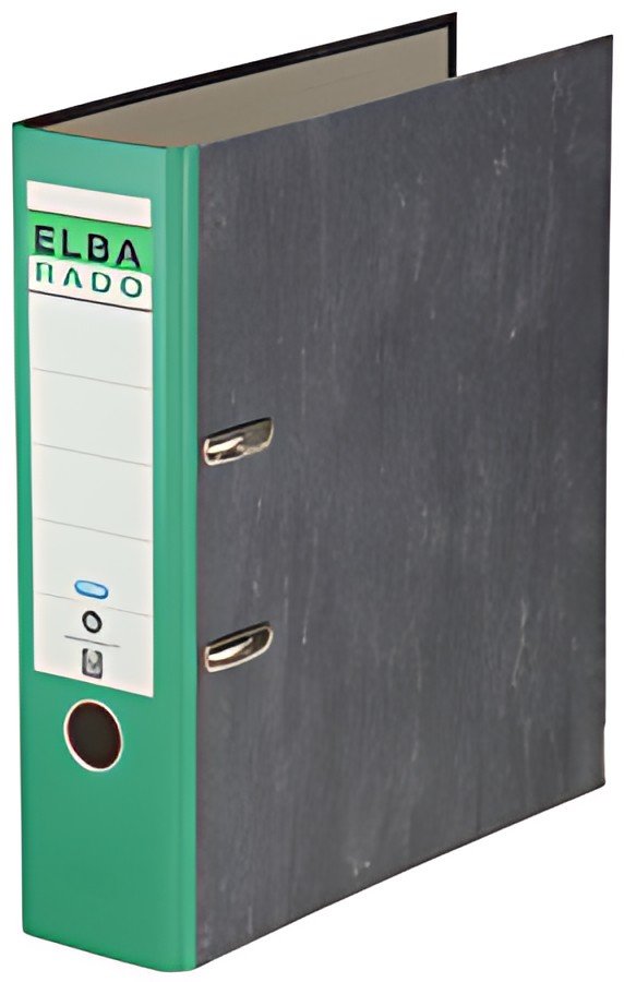ELBA classeur rado papier marbré, largeur de dos: 50 mm,vert