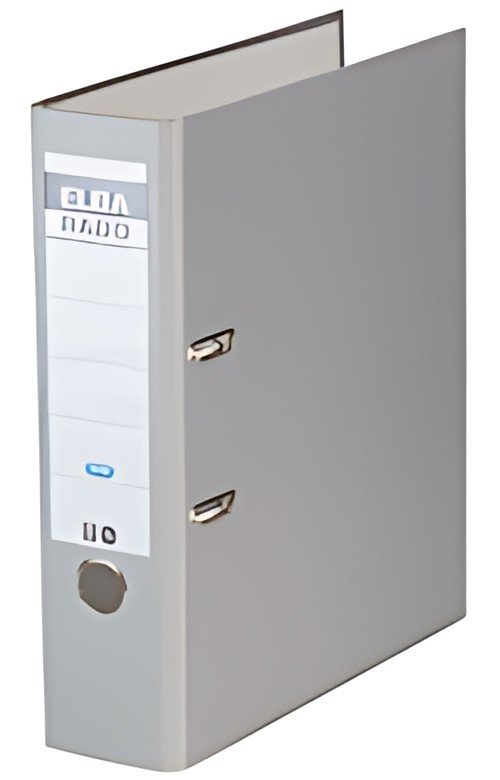 ELBA classeur rado brillant, largeur de dos: 80 mm, gris