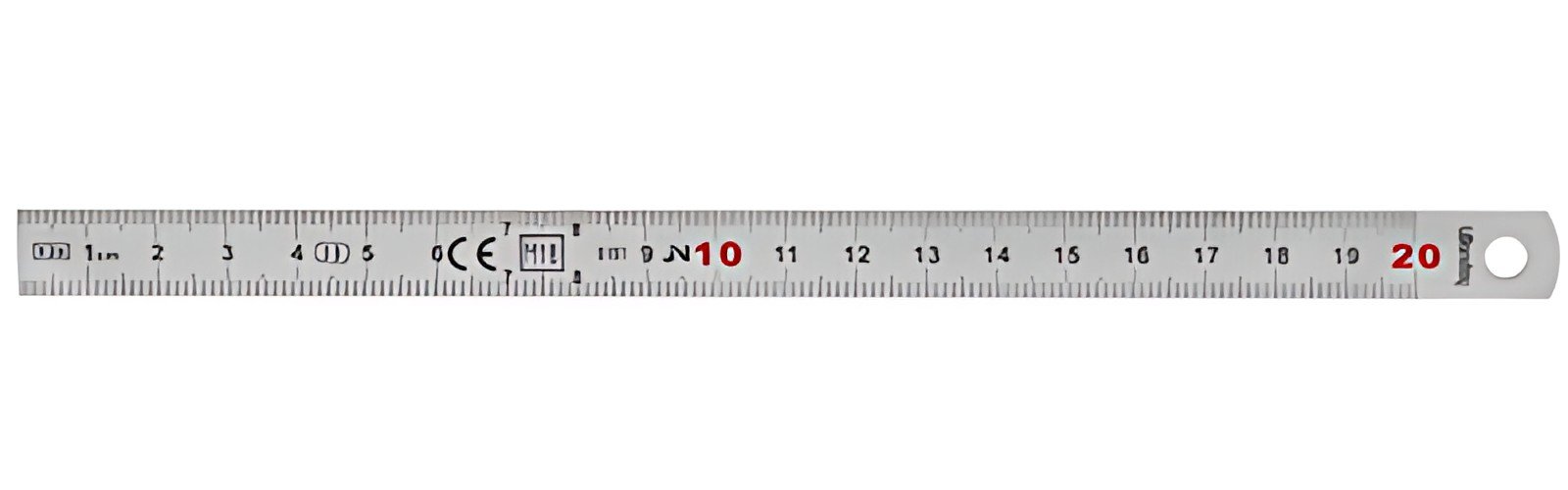 Wonday Réglet en métal, longueur: 200 mm, flexible