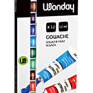 Wonday Gouache, étui carton de 12 tubes de 12 ml