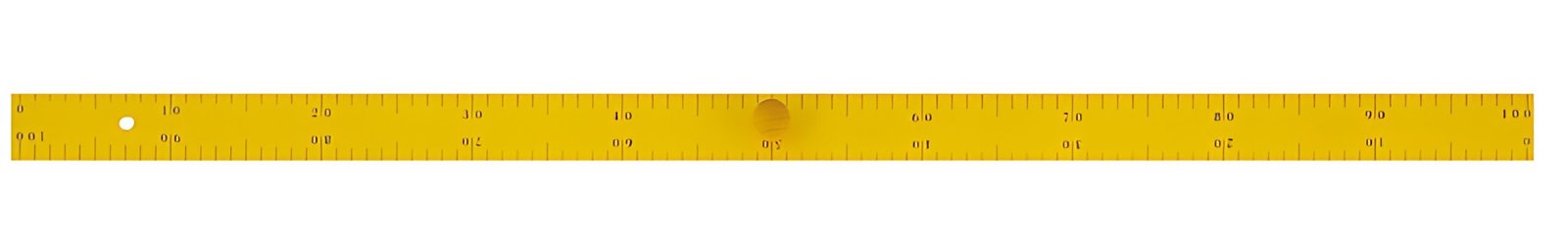 Wonday Règle plate pour tableau, 1 m, en bois, aimanté
