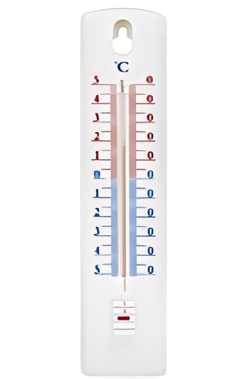 Wonday Thermomètre mural, en polystyrène, blanc