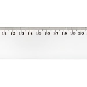 Wonday Règle plate, 400 mm, en plastique