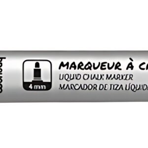 Wonday Marqueur craie, pointe ogive, blanc
