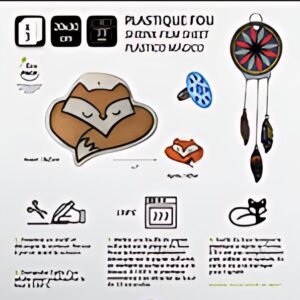 Wonday Plastique fou, (L)200 x (H)300 mm, 7 feuilles
