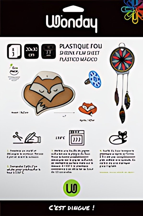 Wonday Plastique fou, (L)200 x(H)300 mm, 3 feuilles