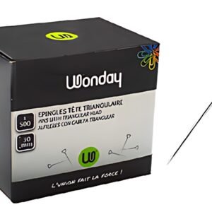 Wonday Epingle avec tête triangulaire, acier nickelé