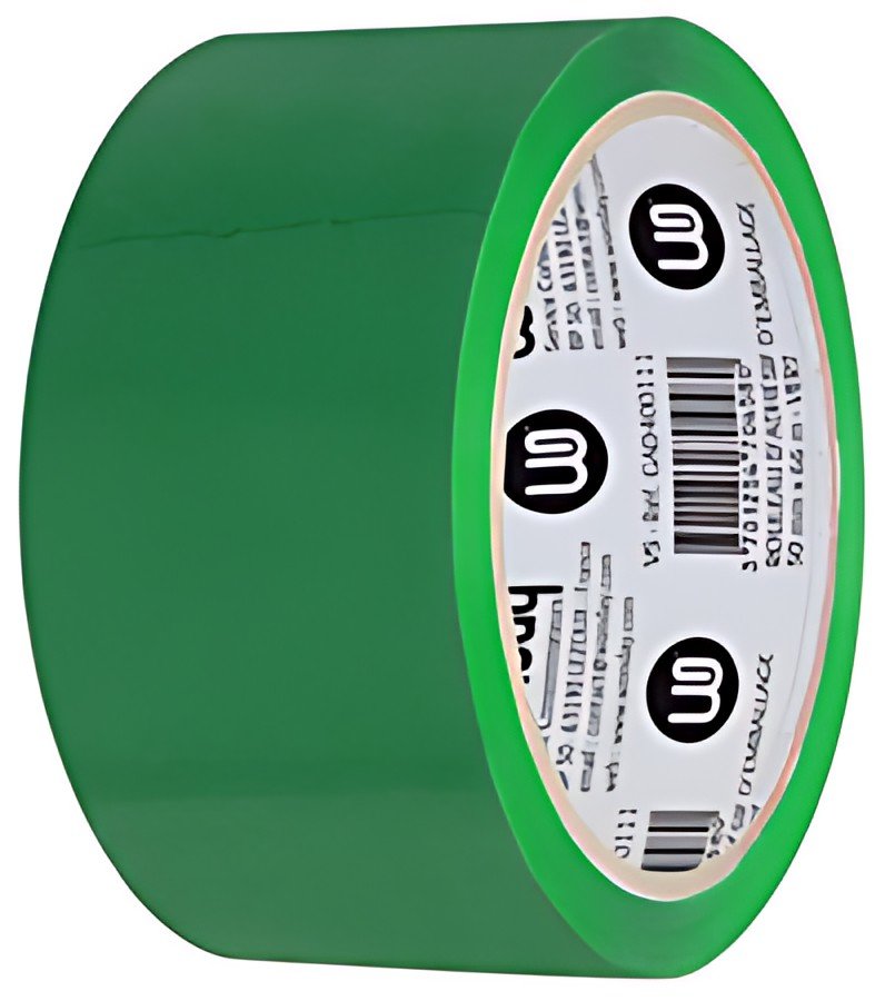 Wonday Ruban adhésif d'emballage, en PP, 50 mm x 66 m, vert
