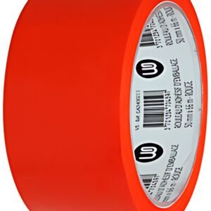 Wonday Ruban adhésif d'emballage, en PP, 50 mm x 66 m, rouge