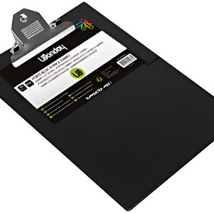 Wonday Porte-bloc, A4, revêtement PVC, noir