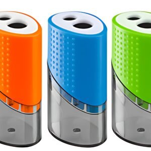 Wonday Taille-crayon double en plastique, assorti