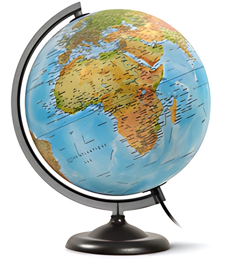 Wonday Globe lumineux GLOB'N'KIT, texte francais, 300 mm