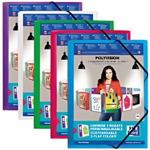 Oxford Chemise à élastique POLYVISION, A4, incolore