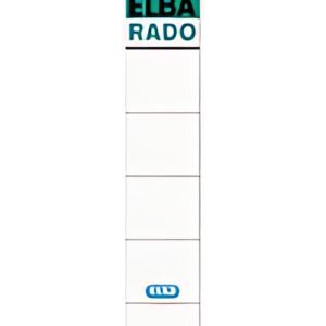 ELBA Etiquette pour dos de classeur "ELBA RADO" - blanc