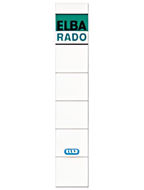 ELBA Etiquette pour dos de classeur "ELBA RADO" - blanc