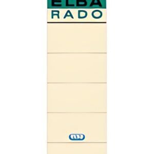ELBA Etiquette pour dos de classeur "ELBA RADO"- chamois