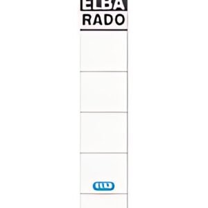 ELBA Etiquette pour dos de classeur "ELBA RADO" - blanc