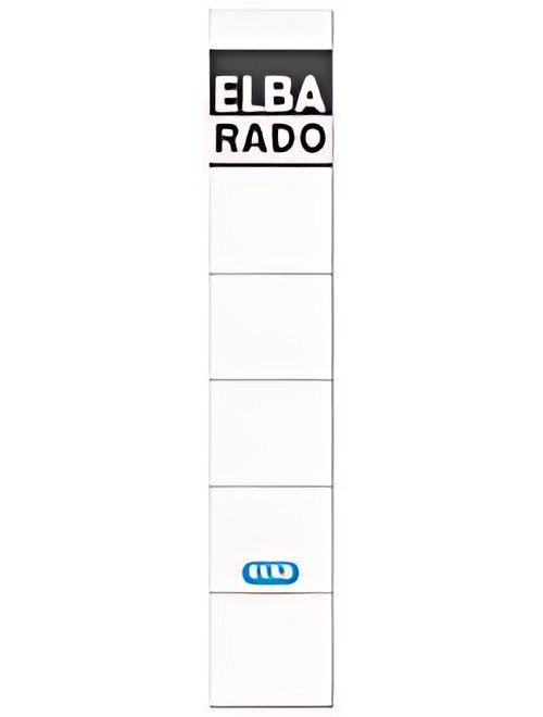 ELBA Etiquette pour dos de classeur "ELBA RADO" - blanc