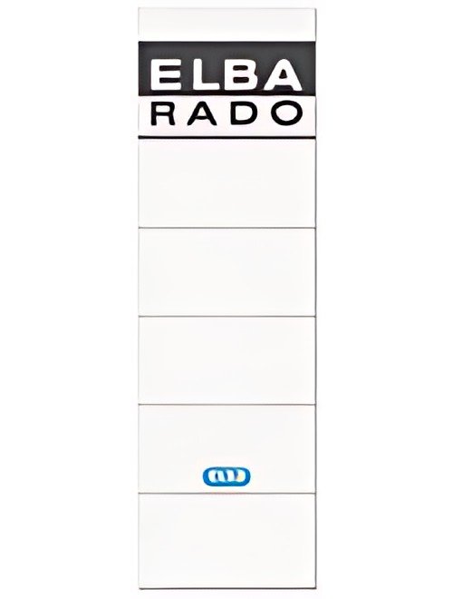 ELBA Etiquette pour dos de classeur "ELBA RADO"- blanc