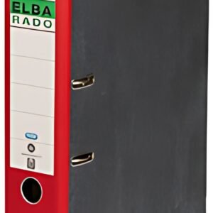 ELBA classeur rado papier marbré,largeur de dos: 80 mm,rouge