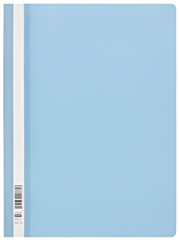 Oxford Chemise à lamelle, A4, PP, bleu clair