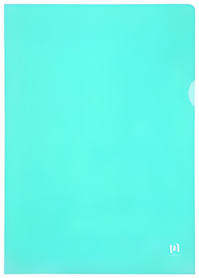 Oxford Pochettes coin Premium, A4, PVC, transparent, vert