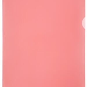 Oxford Pochettes coin Premium, A4, PVC, transparent, rouge
