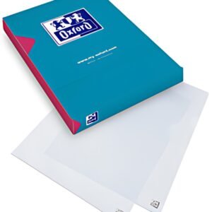 Oxford pochette transparente Standard, format A4, en PP