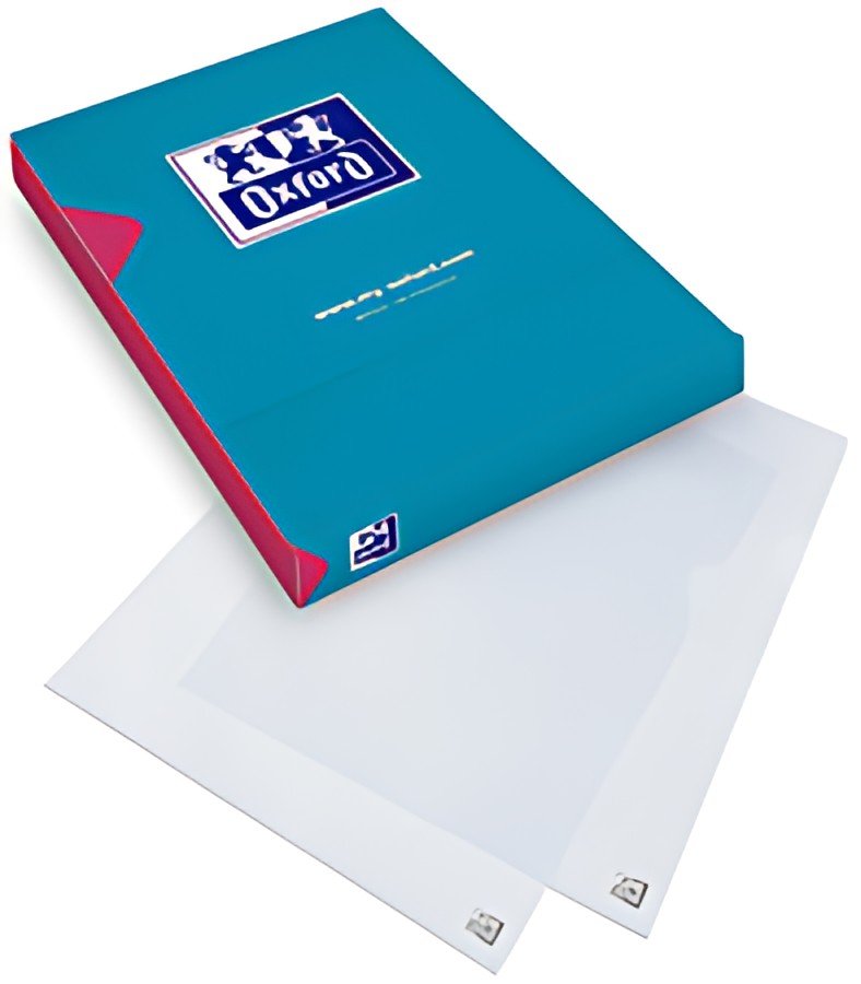 Oxford pochette transparente Standard, format A4, en PP