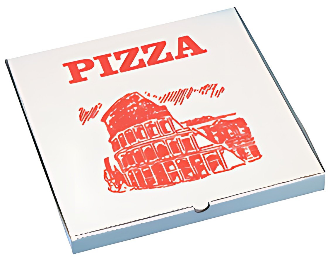 STARPAK Carton à pizza, carré, 330 x 330 x 30 mm