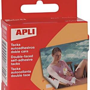 APLI Pastilles photo adhésives double face, 10 x 16 mm