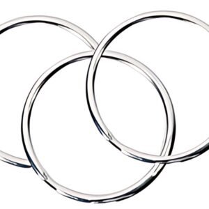 WEDO Anneaux porte-clés en métal, diamètre: 20 mm